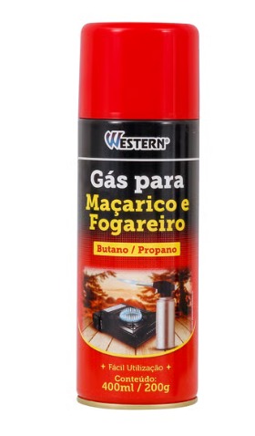 GÁS MAÇARICO FOGAREIRO - 400ML / 200G