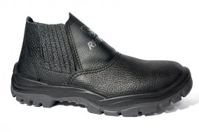 BOTINA DE SEGURANÇA ELÁSTICO TRUE LINE PRETO LINHA COMFORT BIDENSIDADE