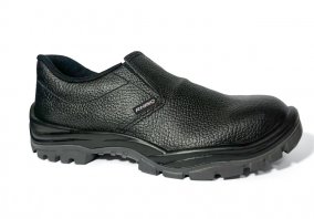 SAPATO DE SEGURANÇA ELÁSTICO LINHA SOFT PRETO MONODENSIDADE