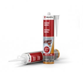 SILICONE NEUTRO ALTA TEMPERATURA VERMELHO 280ML