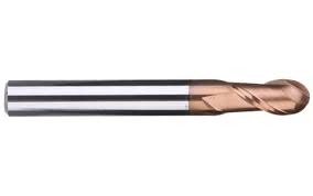 FRESA EM METAL TUDO TOPO ESFÉRICO 2 CORTES - TISIN COATING